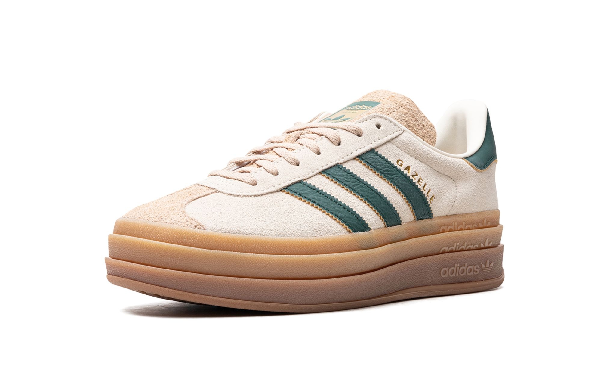 Adidas Gazelle Bold Wmns "Cream Collegiate Green" - 4