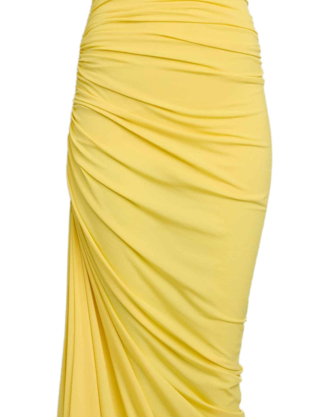 gathered draped maxi dress - 2