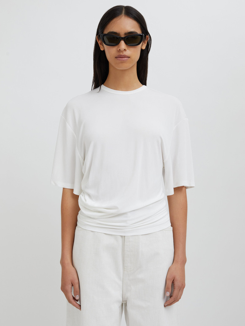 Side Cowl Waist Tee 5