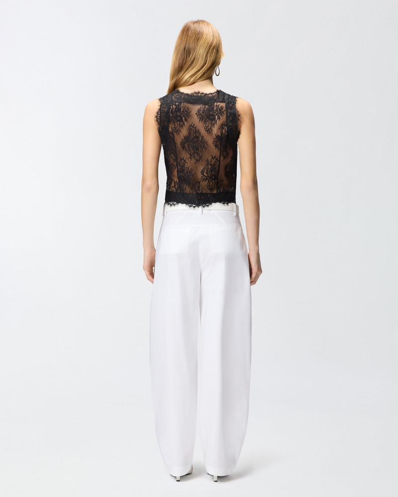 FLORAL VALENCIENNES LACE VEST 5