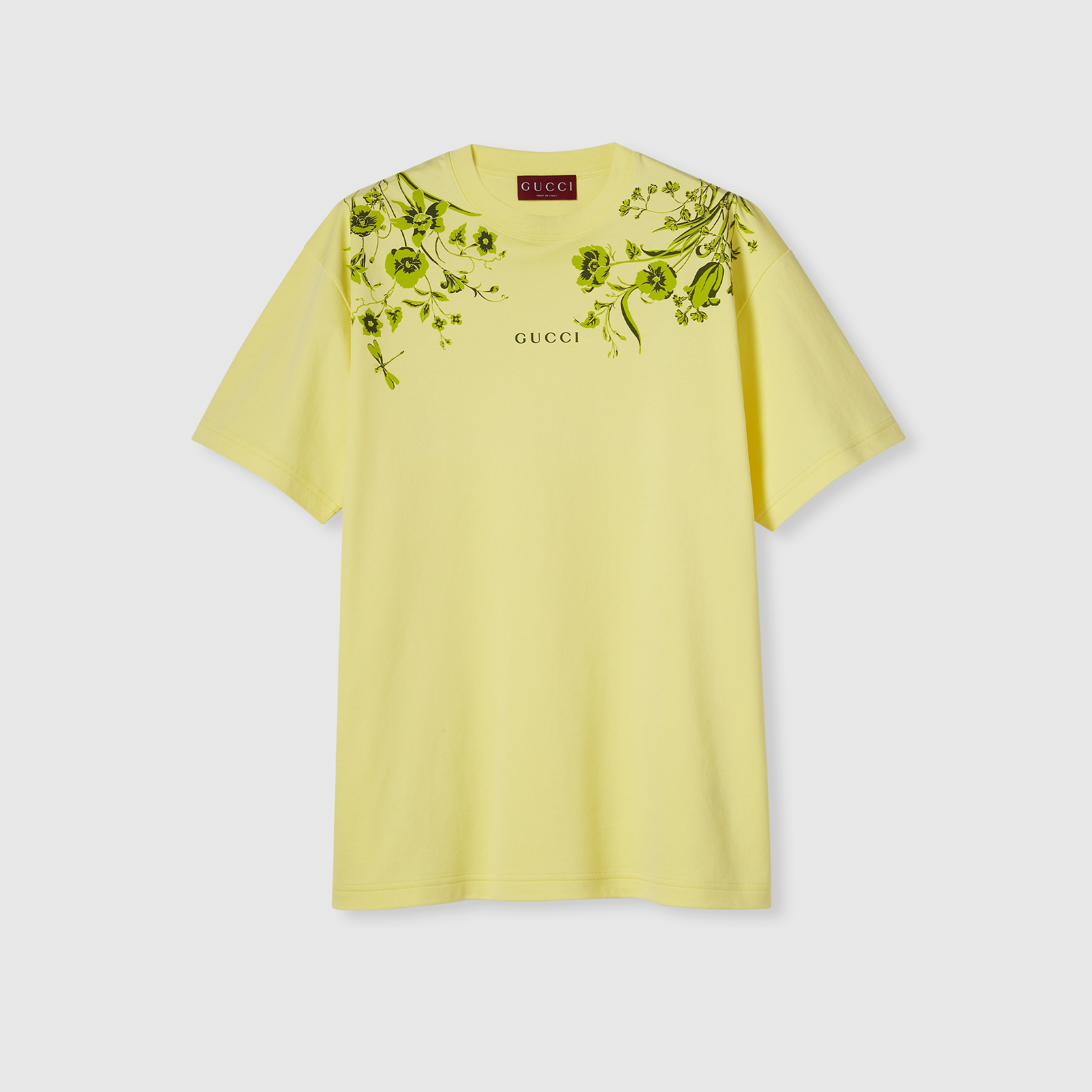 Soft cotton jersey T-shirt with print - 1