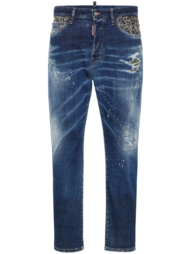 Distressed Straight-leg Jeans 1