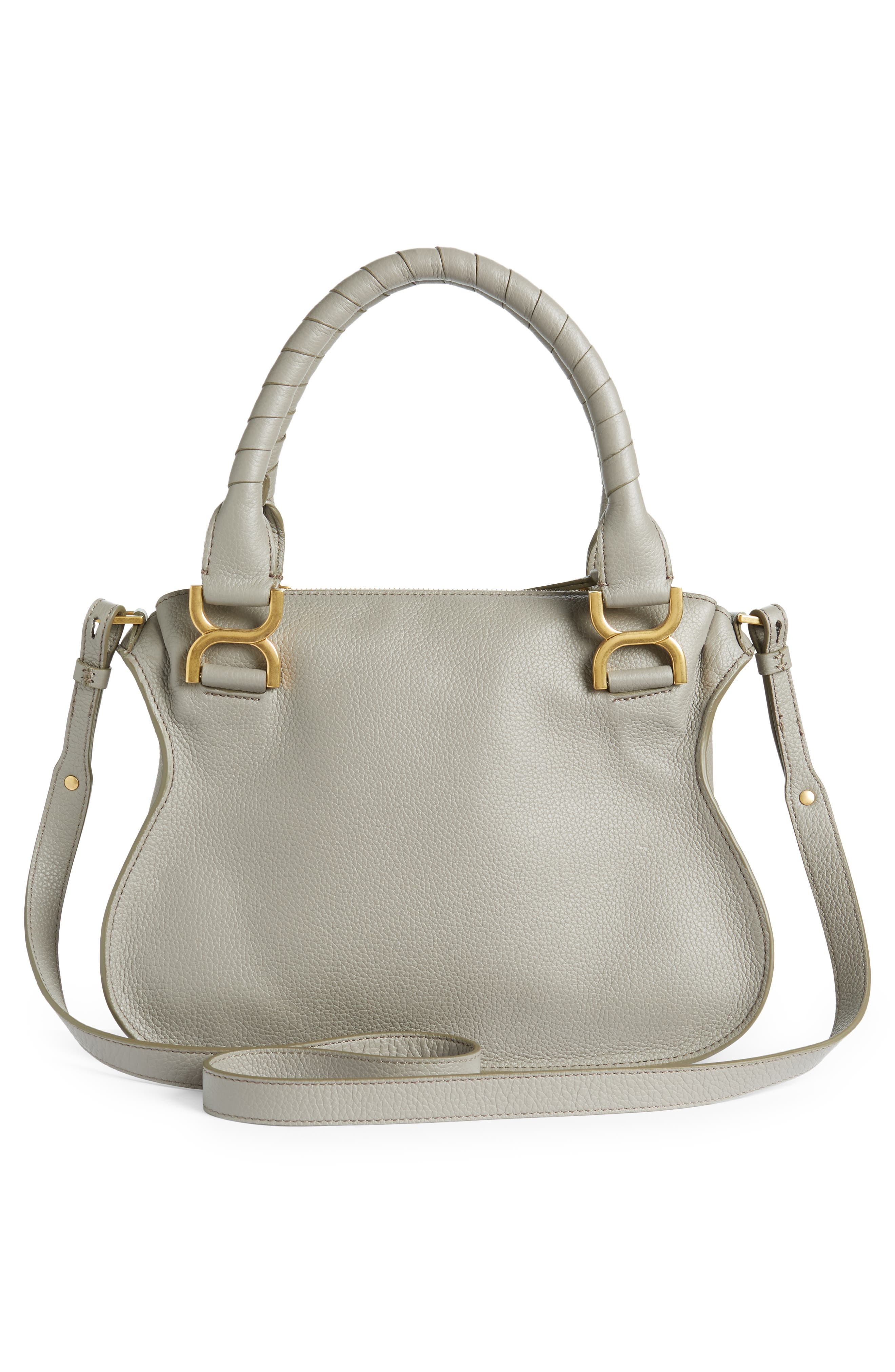 Small Marcie Leather Satchel - 4