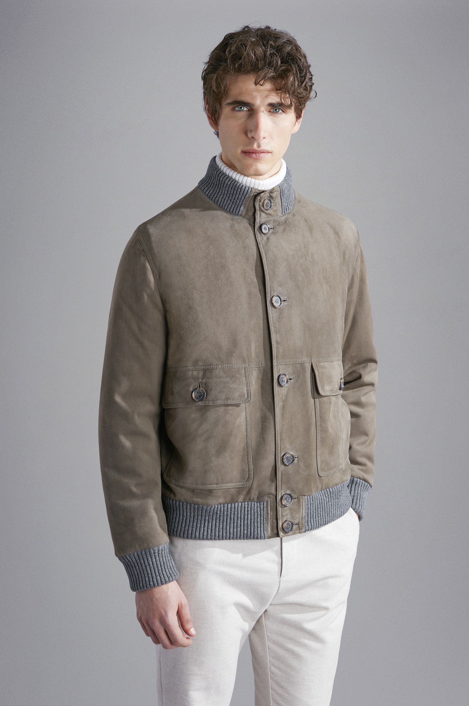 AQUALEATHER SUEDE BOMBER - 6