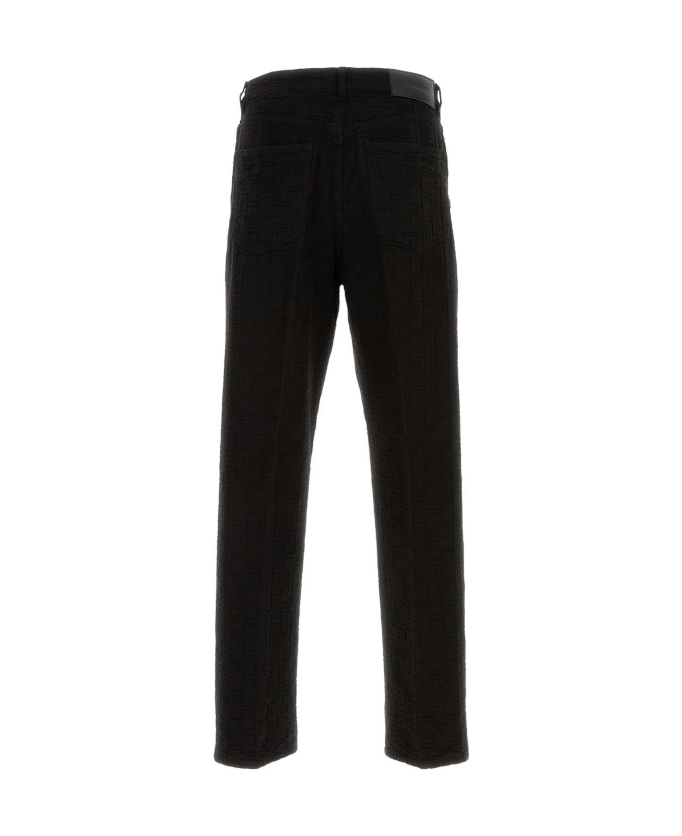 Black Cotton Pant - 2