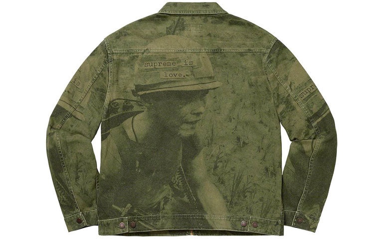 Supreme FW19 Week 1 Supreme Is Love Denim Work Jacket SUP-FW19-060 - 2