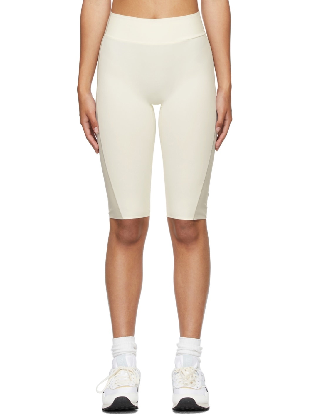 Off-White 3/4 Capri Legging Shorts - 1