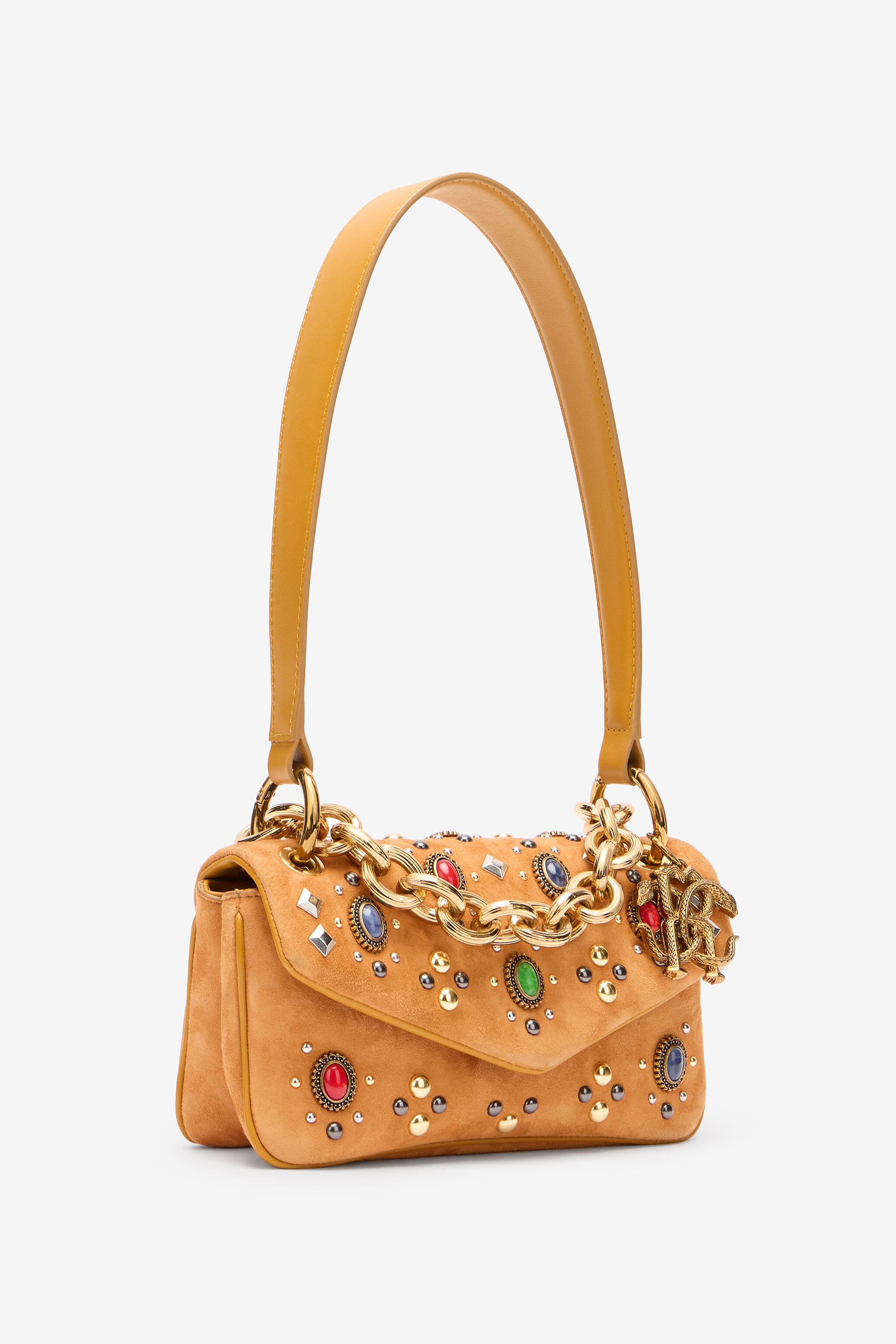 Small Bag With Stones And Chain - 5