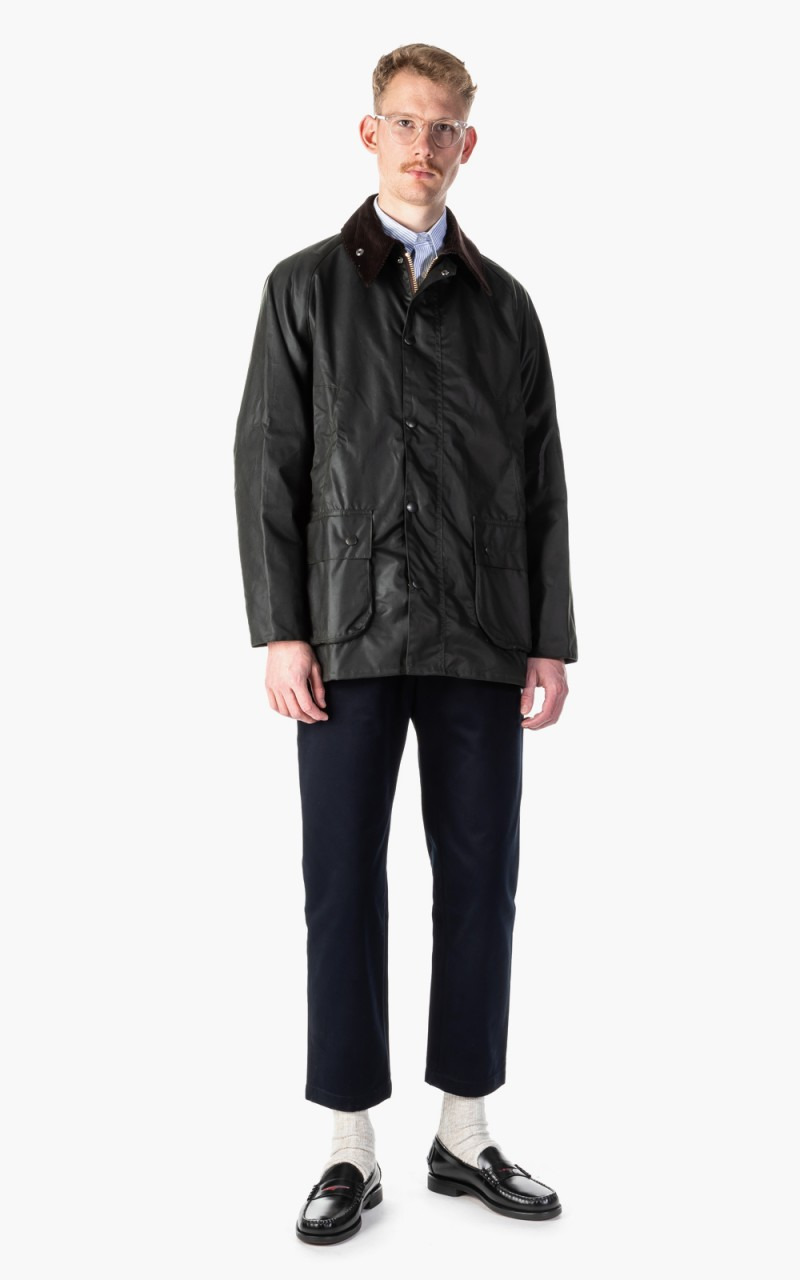 BEDALE WAX JACKET SAGE - 5