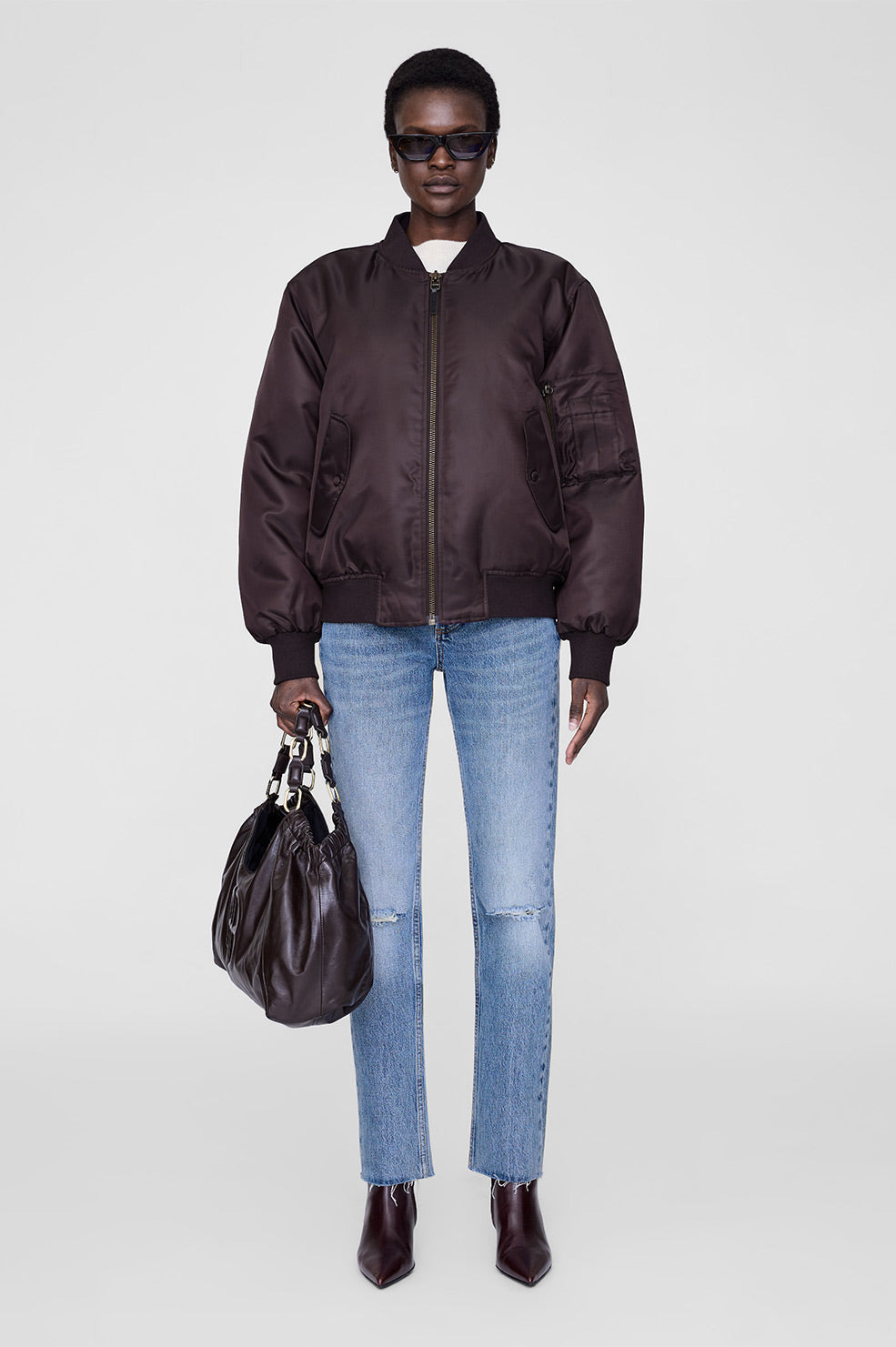 Leon Bomber - Deep Brown - 5