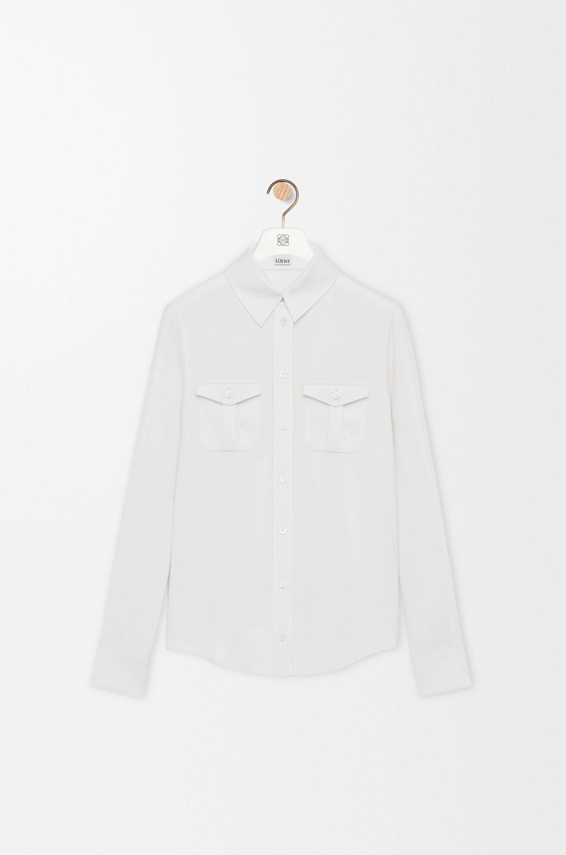Shirt  in stretch viscose - 1