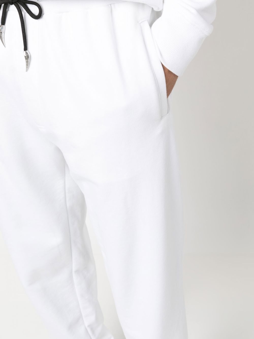 logo-print cotton track pants - 5