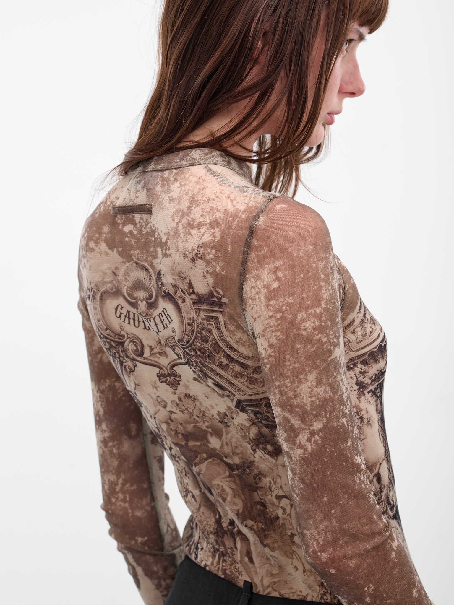 The Beige Tulle Médaillon Top - 5