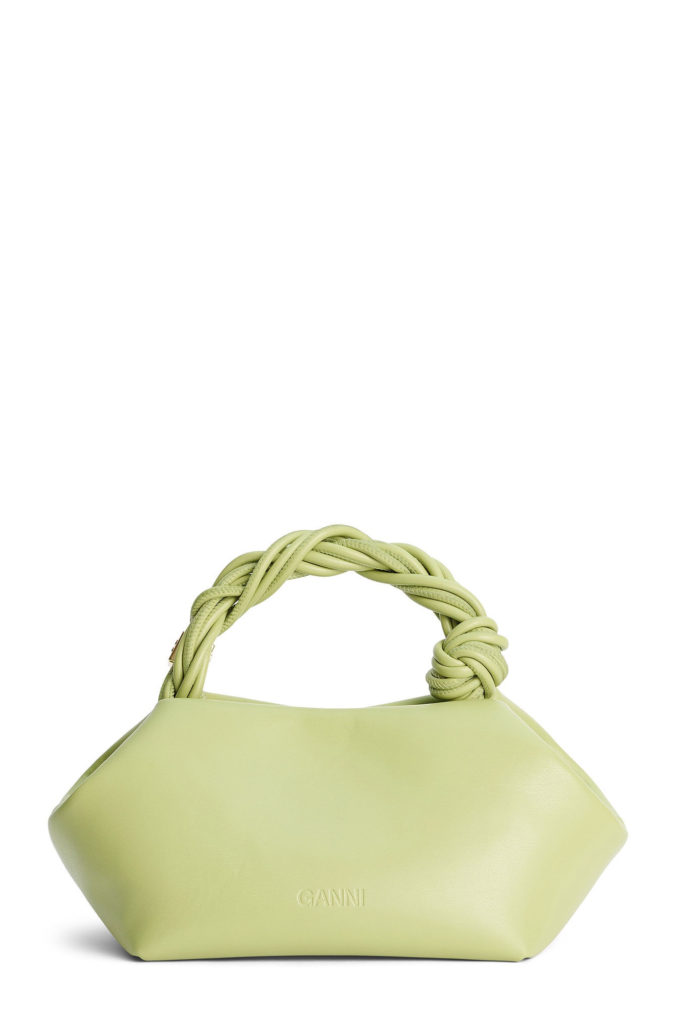 LIGHT KHAKI SMALL GANNI BOU BAG - 1