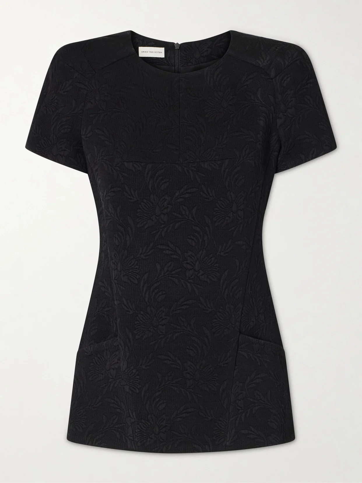 Matelassé Floral-jacquard Top - 1