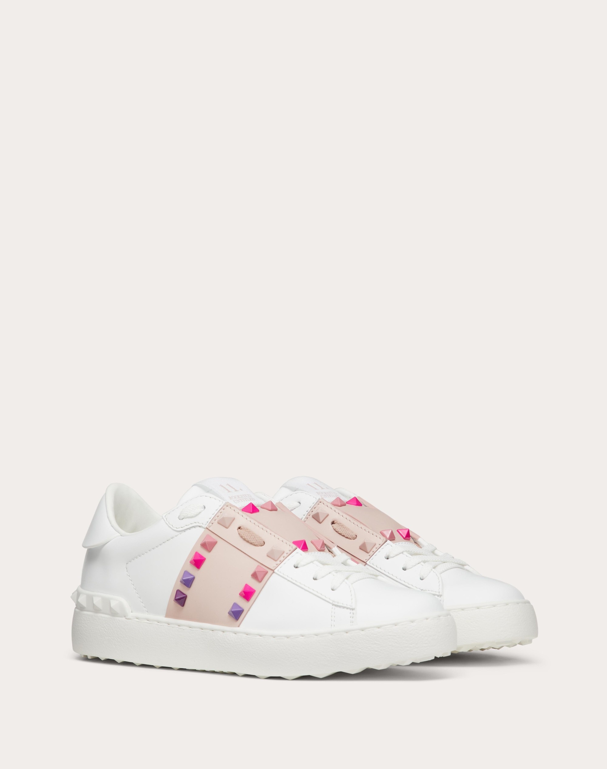 ROCKSTUD UNTITLED CALFSKIN SNEAKER - 2