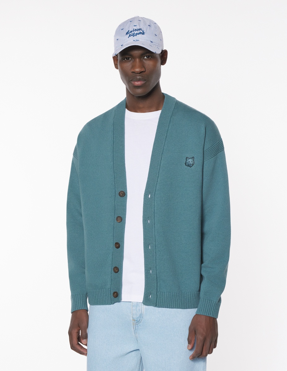 BOLD FOX HEAD PATCH COMFORT CARDIGAN - 3