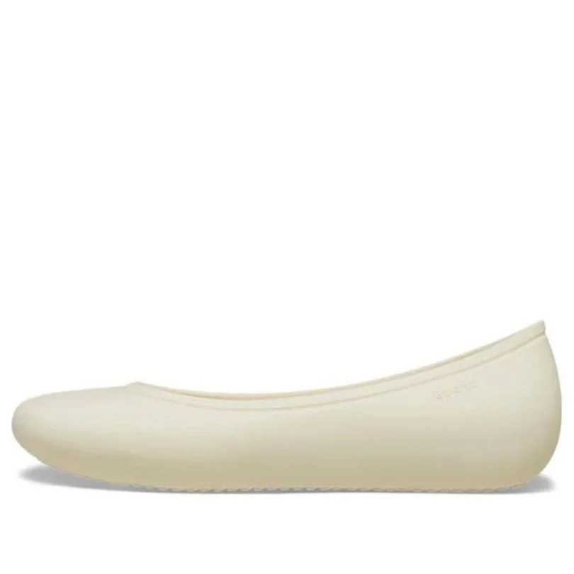 (WMNS) Crocs Brooklyn Flat 'White' 209384-160 - 1