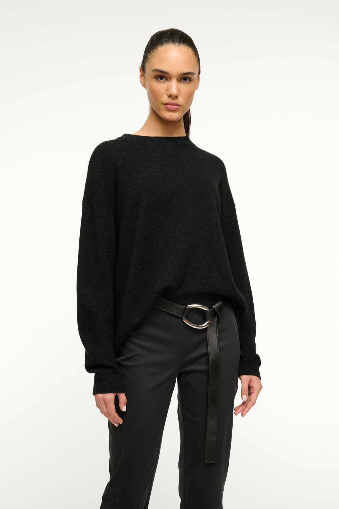 STAUD 30MM WRAP BELT BLACK SILVER - 2