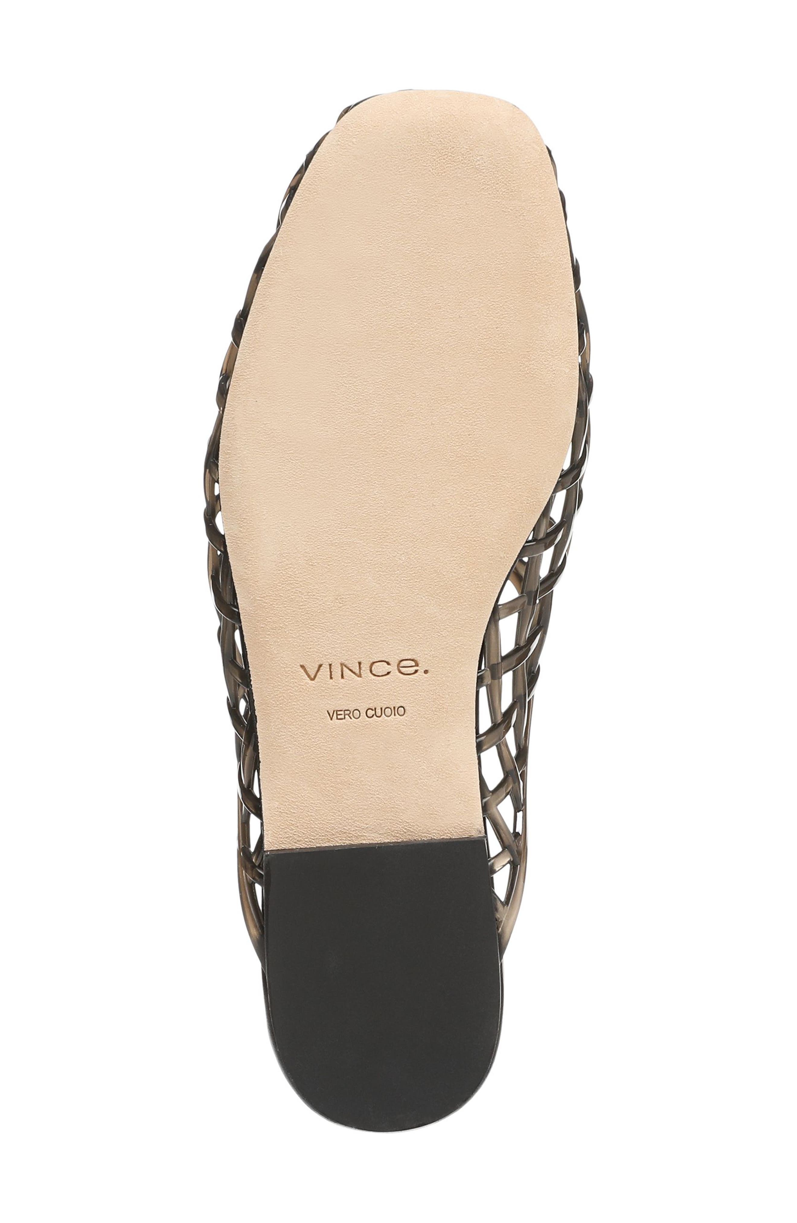 Vince Barcelona Jelly Cage Mule in Black at Nordstrom - 6
