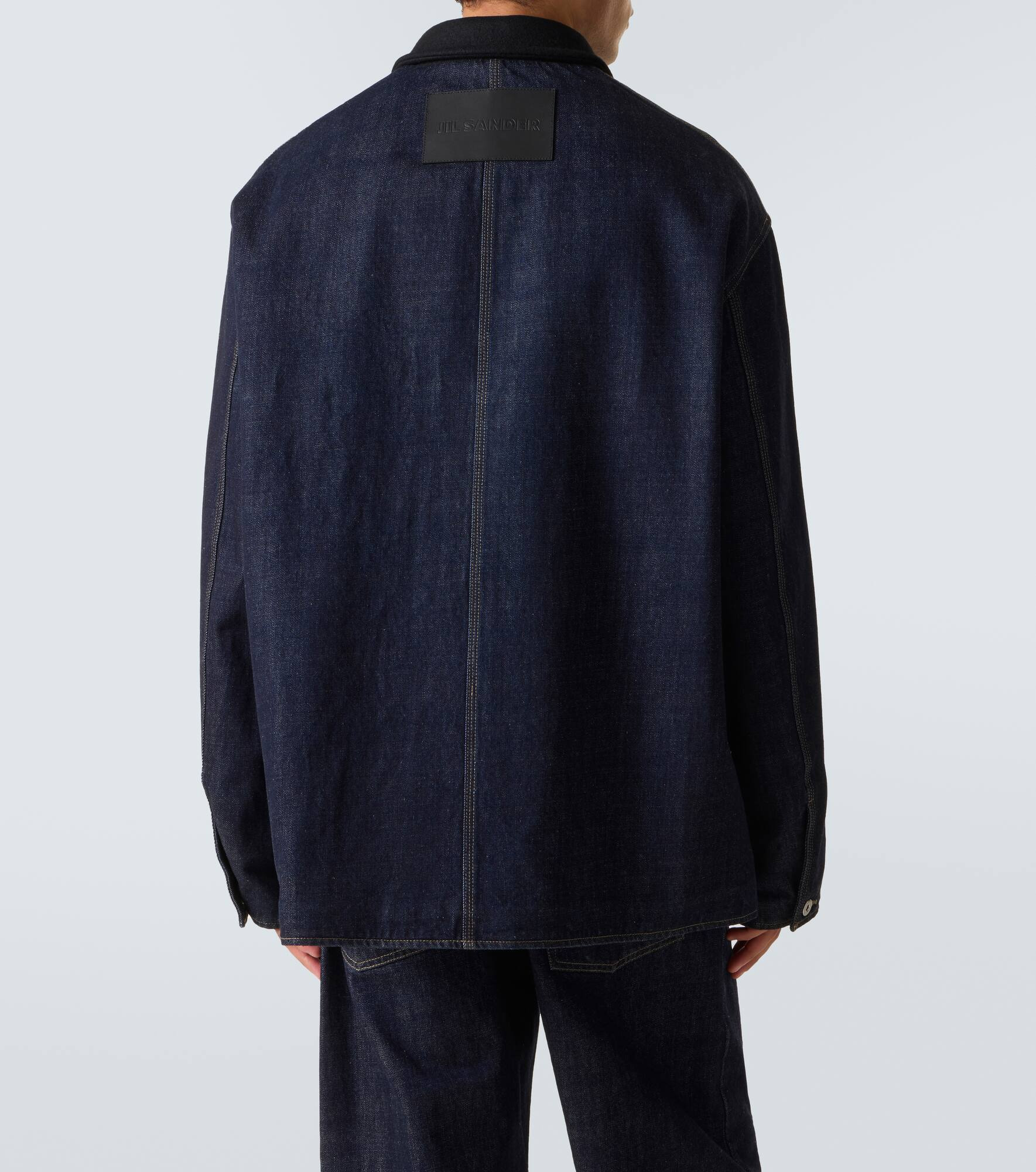 Oversized denim jacket - 4