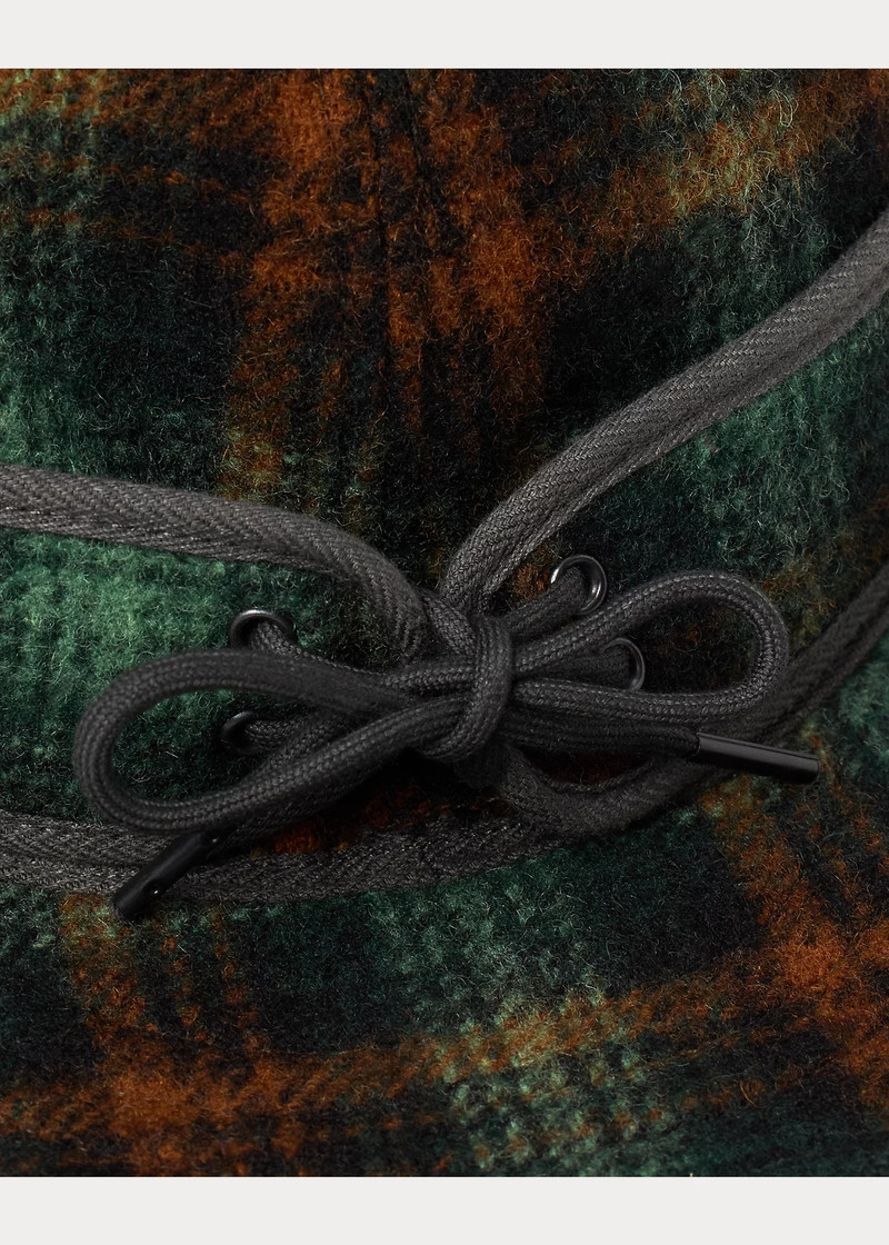 Plaid Wool Cap 3