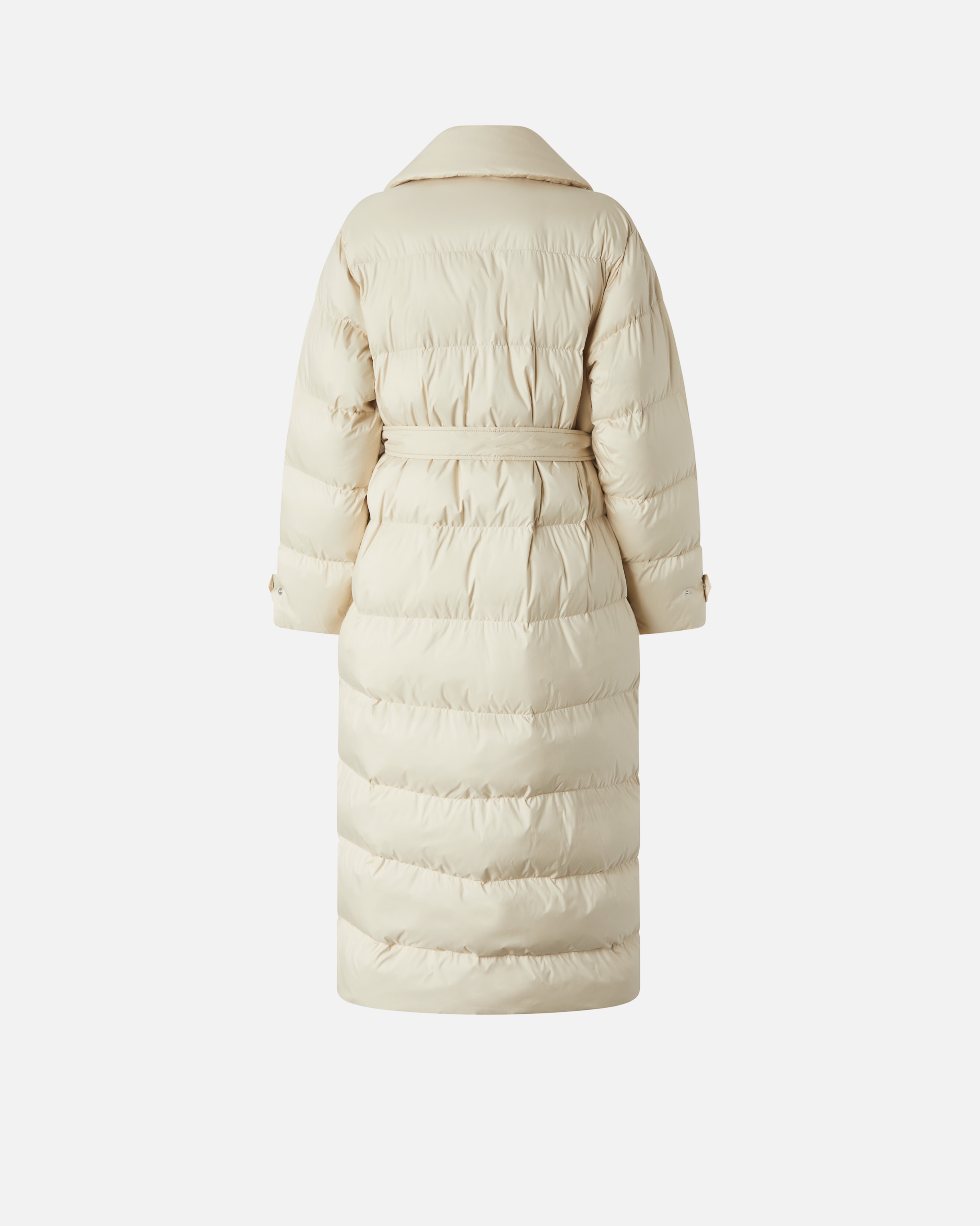 PADDED TRENCH COAT WITH MATCHING BELT - 6