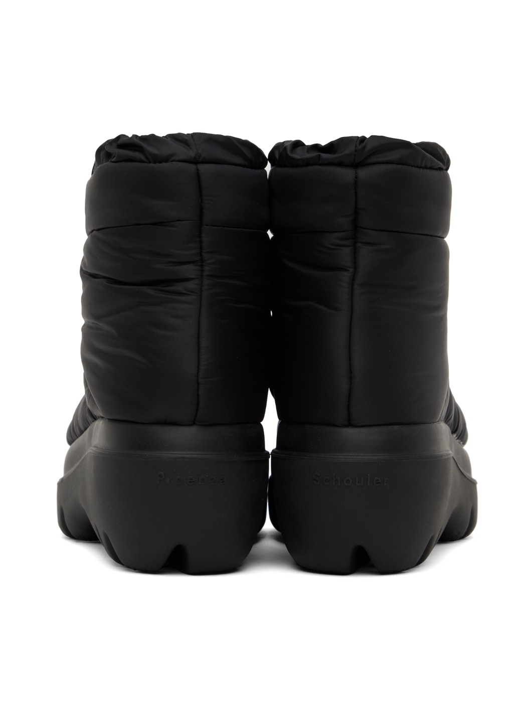 Black Storm Quilted Boots - 2