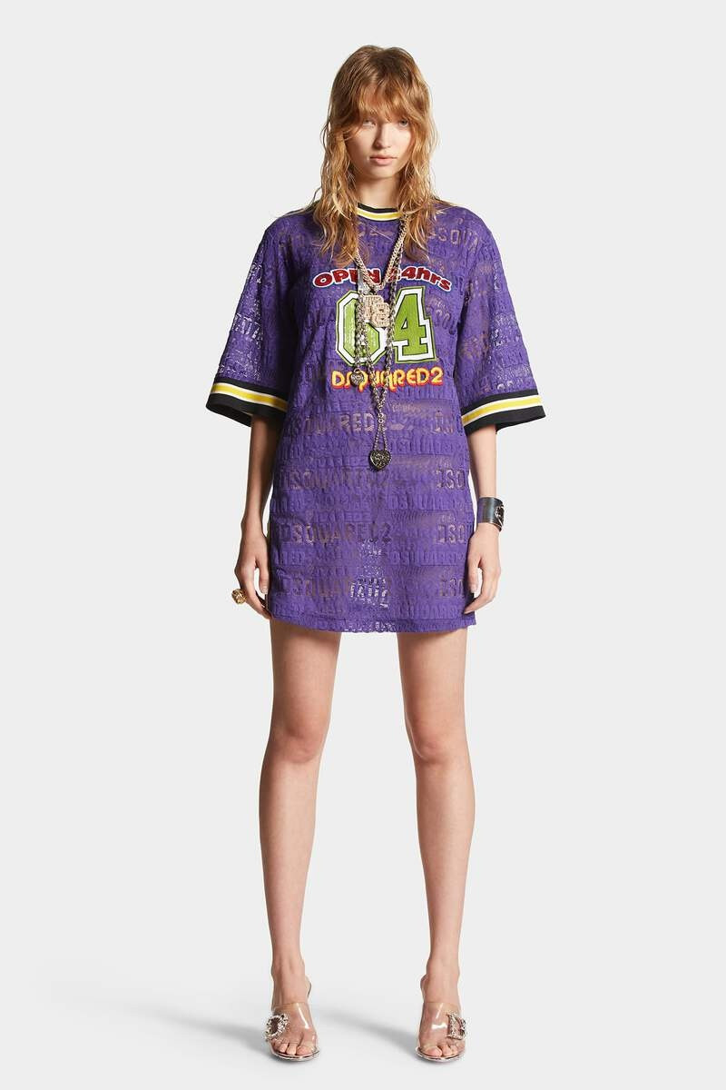 64 LACEY MAXI T-SHIRT DRESS 7