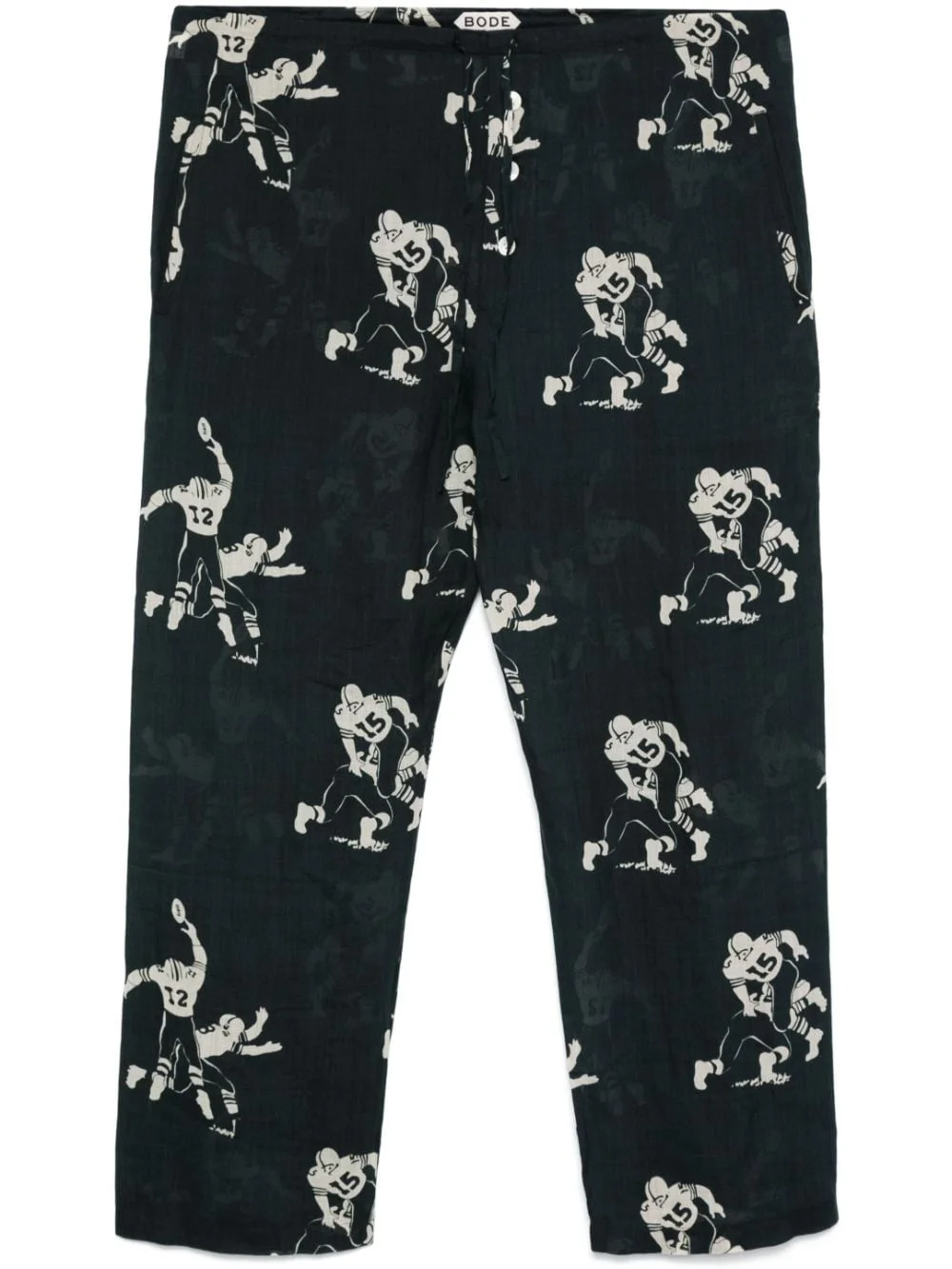 Football-pattern trousers - 1