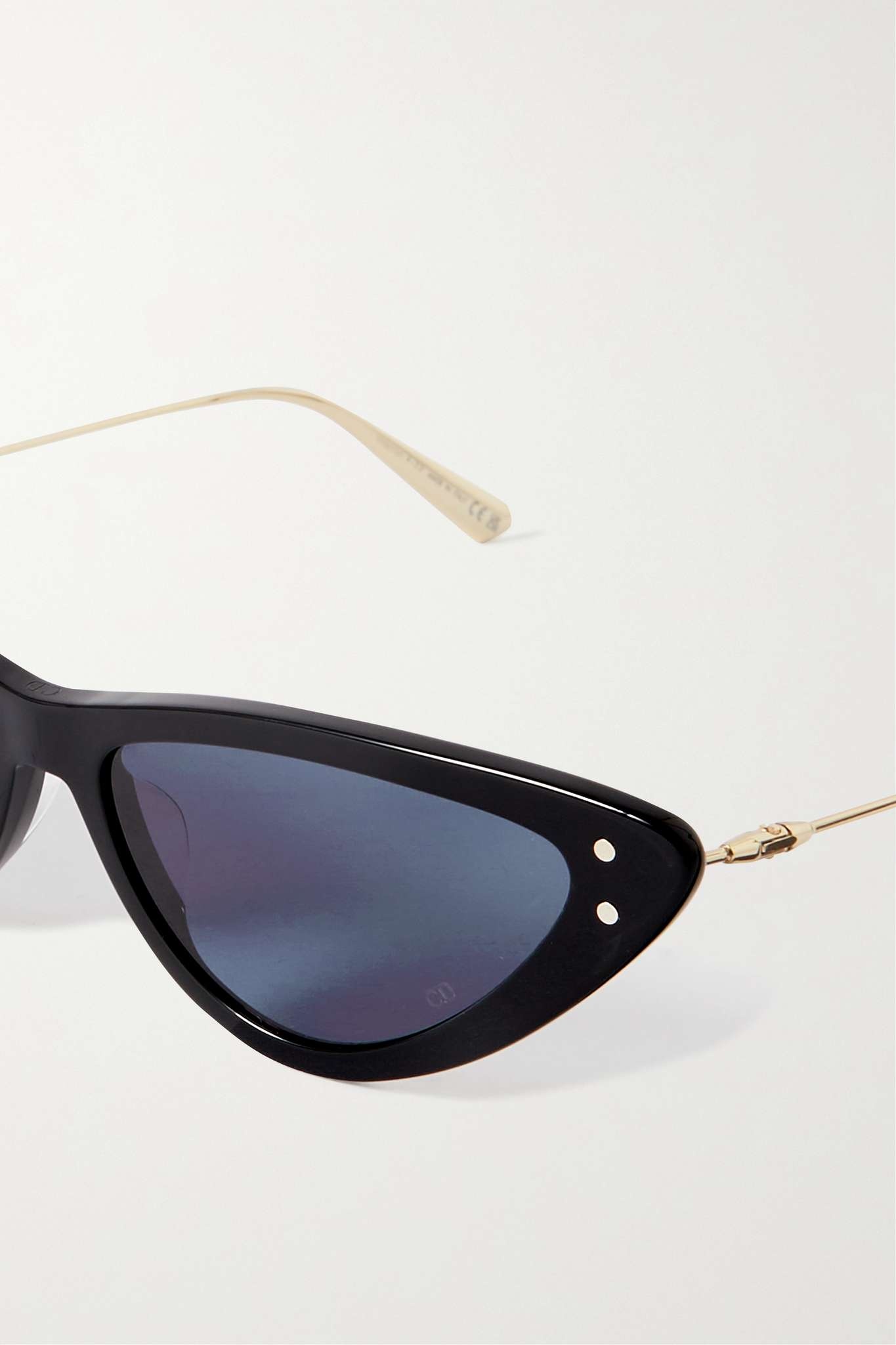 MissDior cat-eye acetate and gold-tone sunglasses - 4