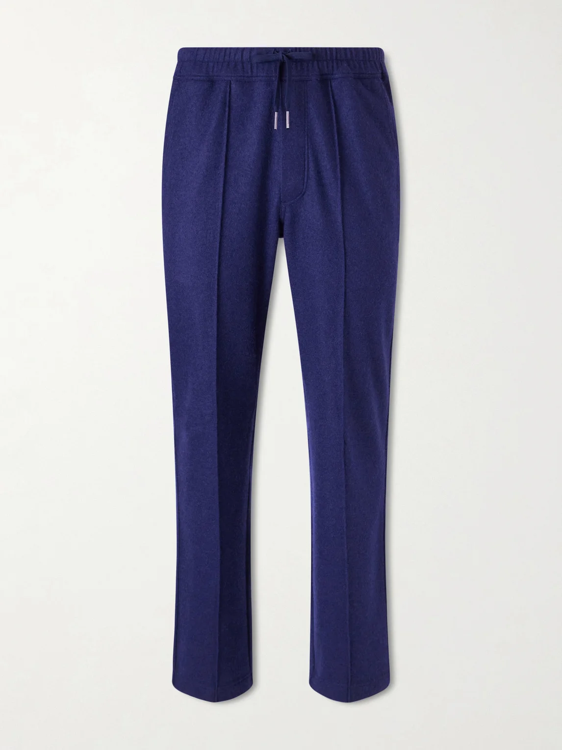 Straight-Leg Pintucked Cashmere Sweatpants - 1