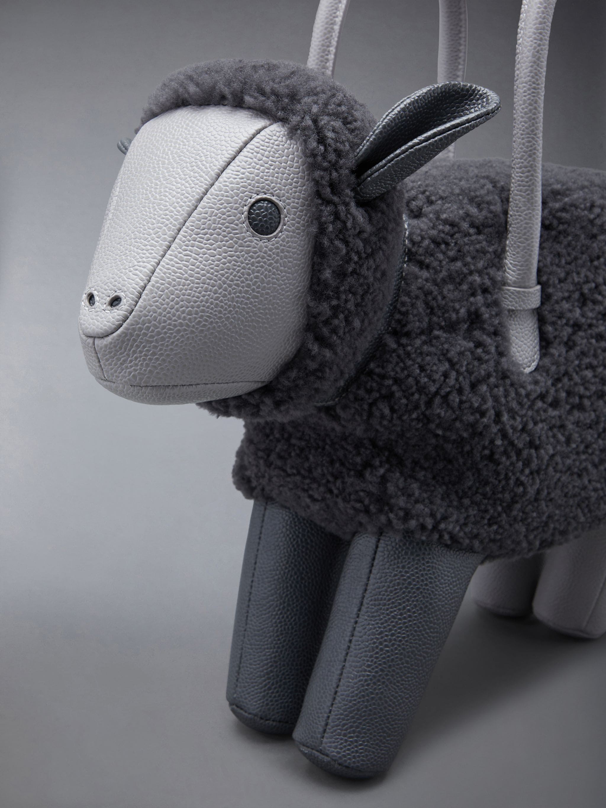 sheep shearling tote bag 6