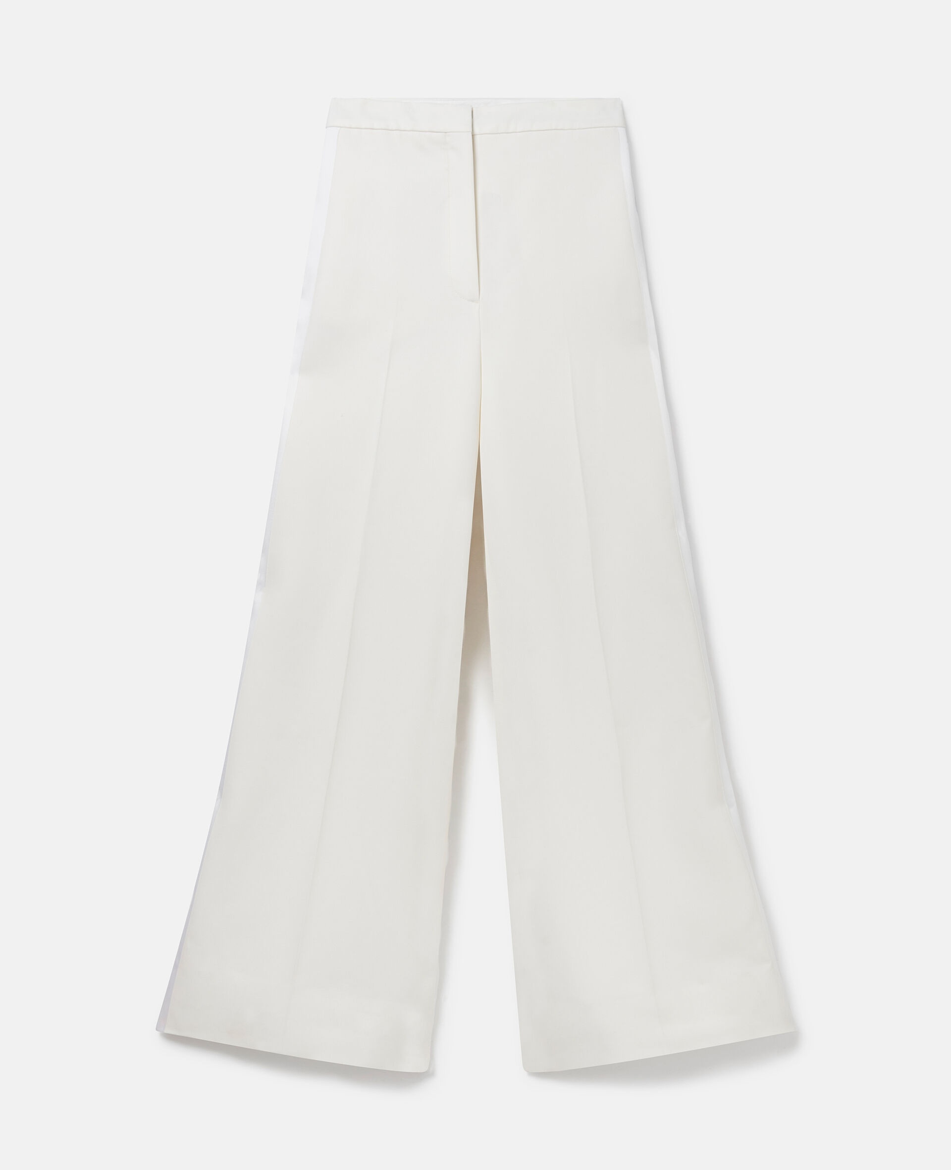 Pleated High-Rise Wide-Leg Wool Trousers - 1