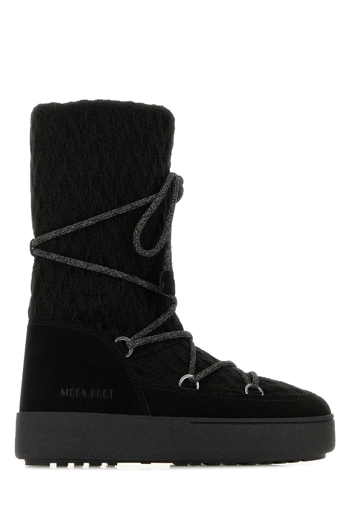 Black fabric Moon Boots x Guest In Residence LTrack boots - 1