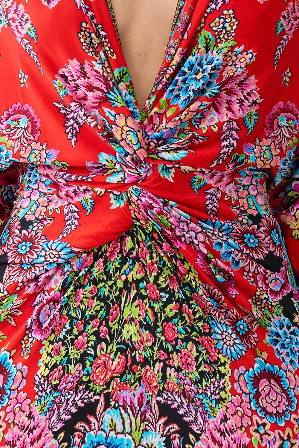LONG SPLIT FRONT TWIST DRESS - 6