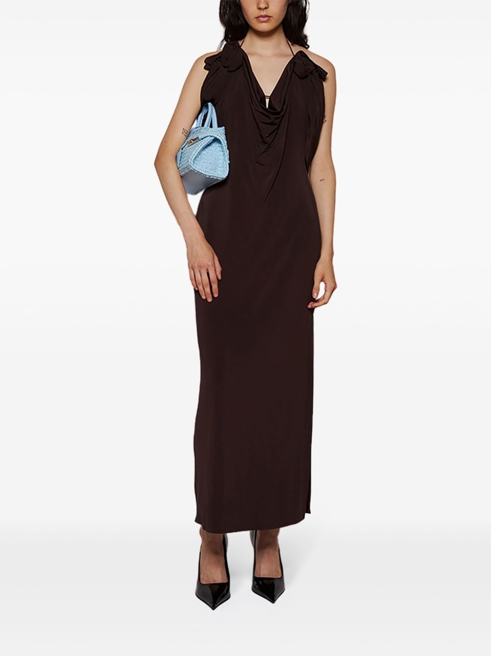 Cowl-neck dress - 2