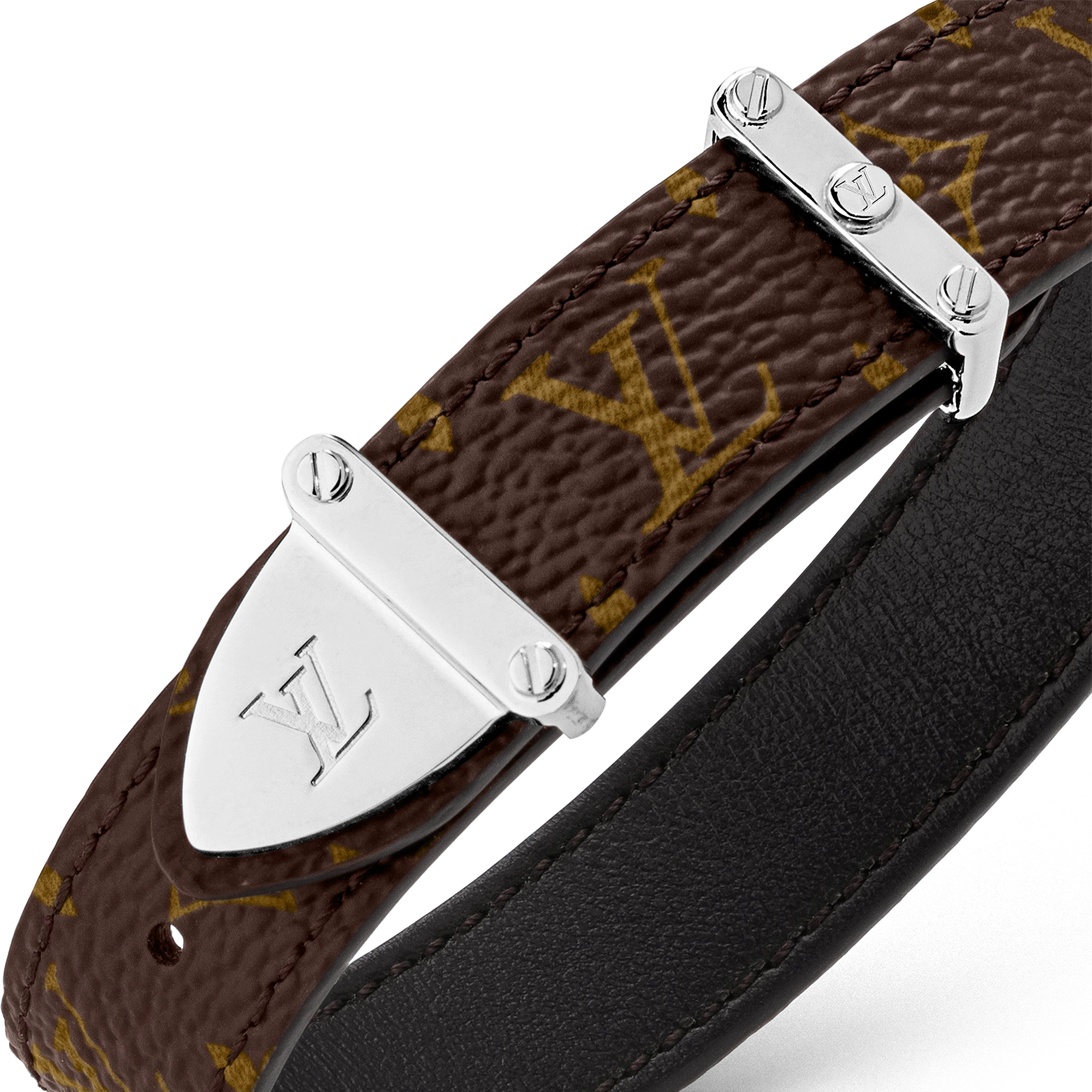 LV Trunk Reversible Leather Goods Bracelet - 3