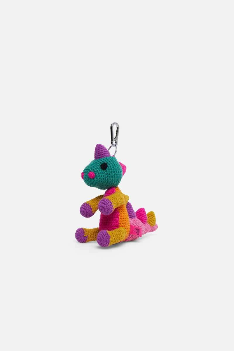 CROCHET DINOSAUR KEYCHAIN CHARM 1