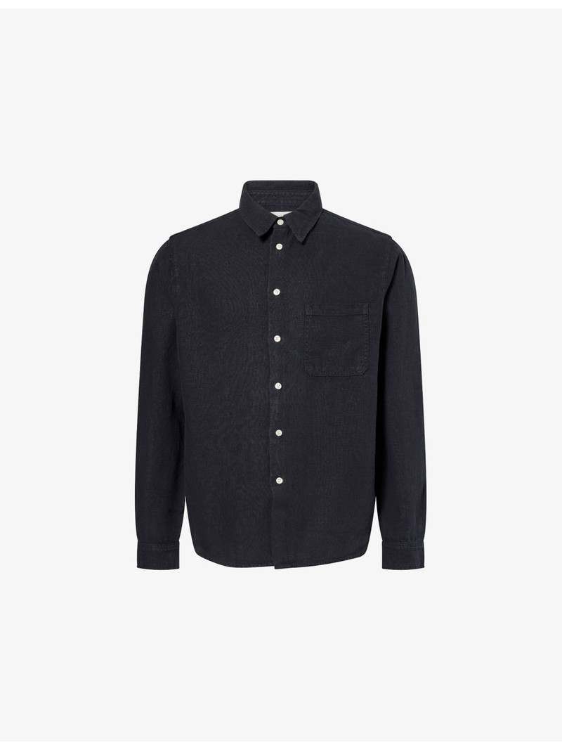 Cairo Patch-Pocket Linen Shirt 1