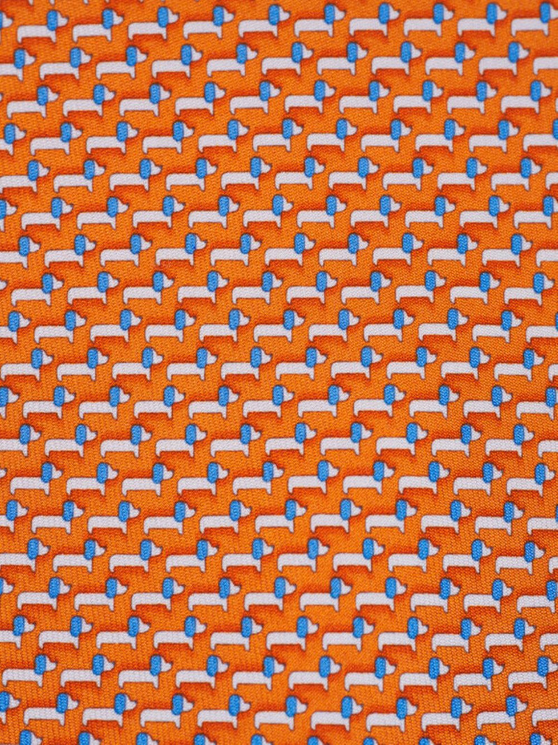 FERRAGAMO patterned silk tie outlook