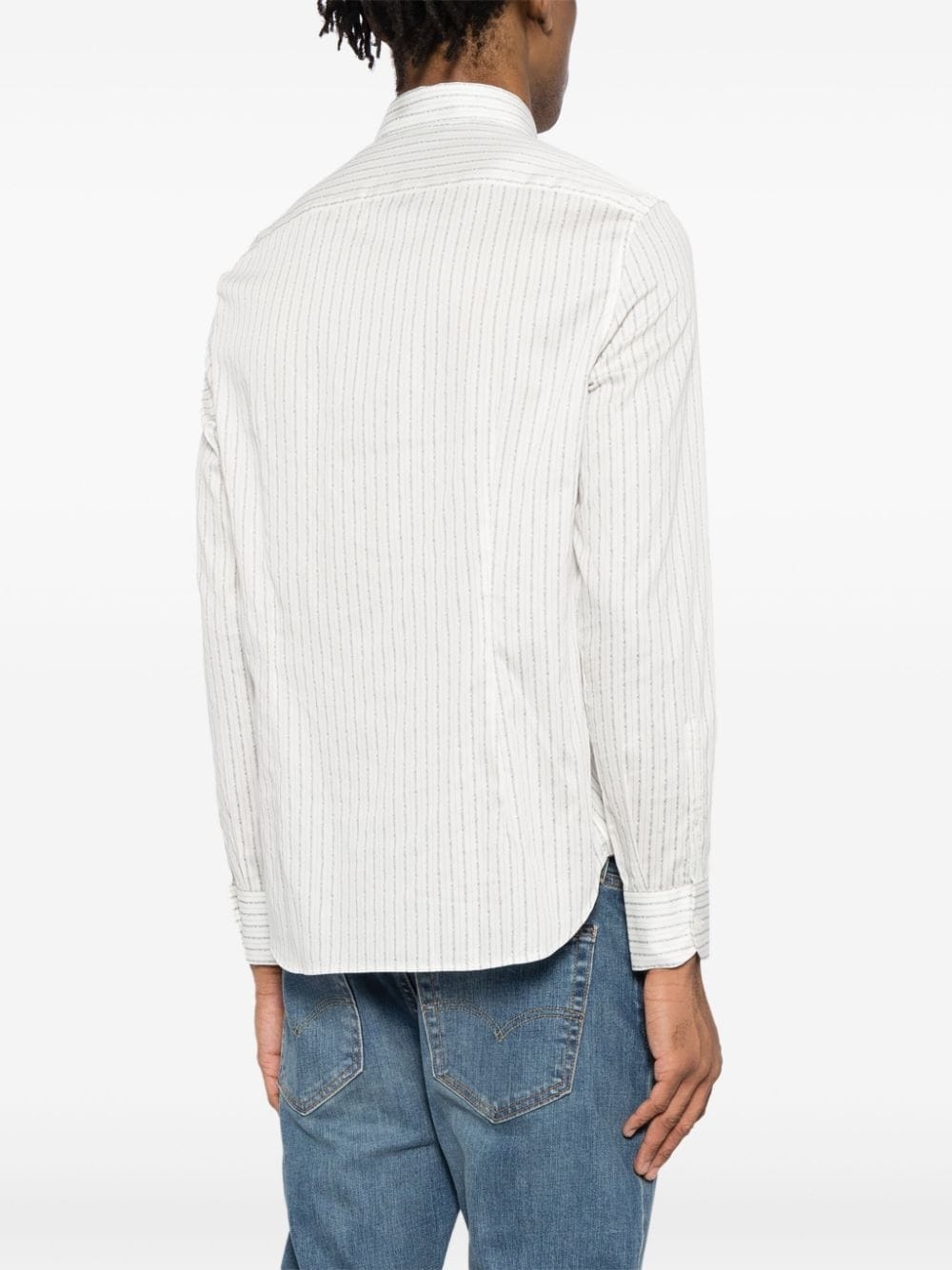 vertical-striped shirt - 4