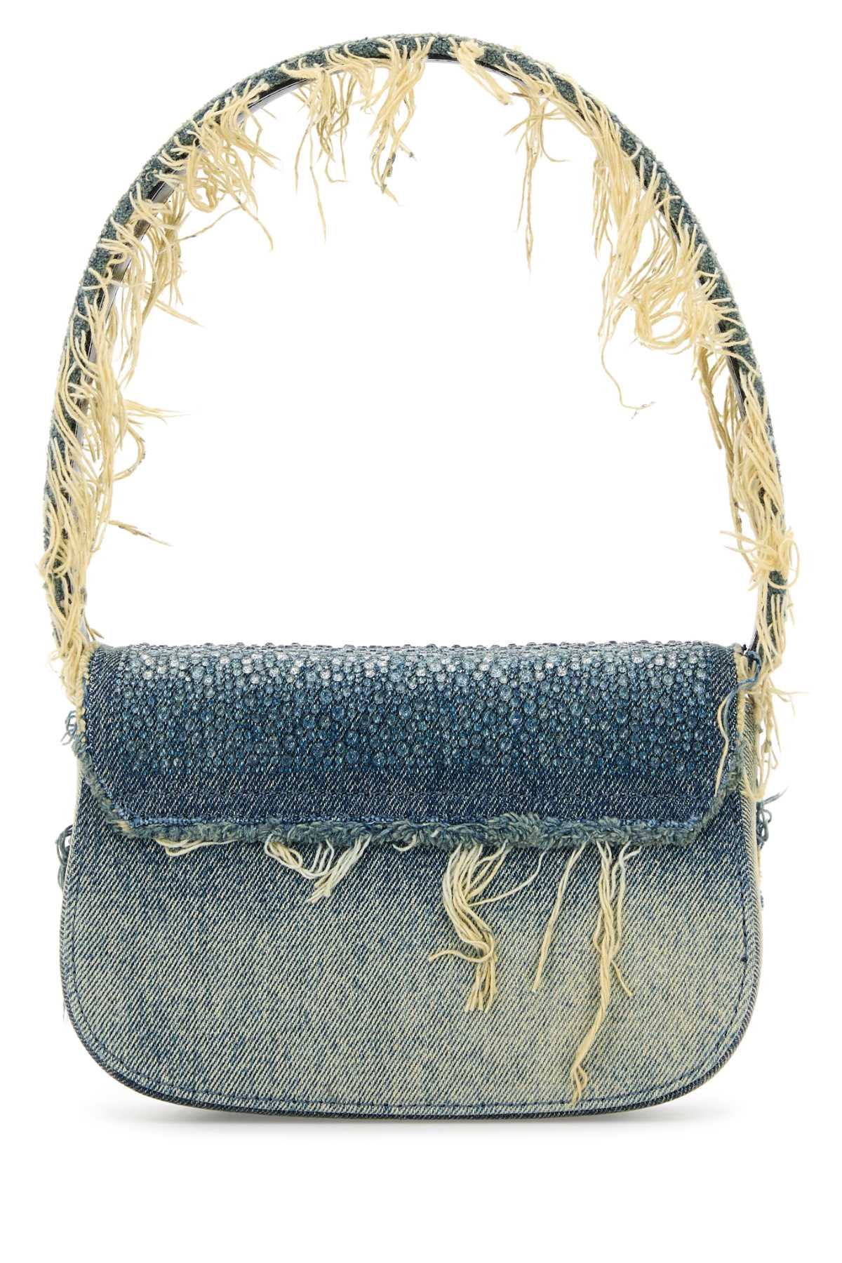 Diesel Women Embellished Denim 1Dr Shoulder Bag - 3