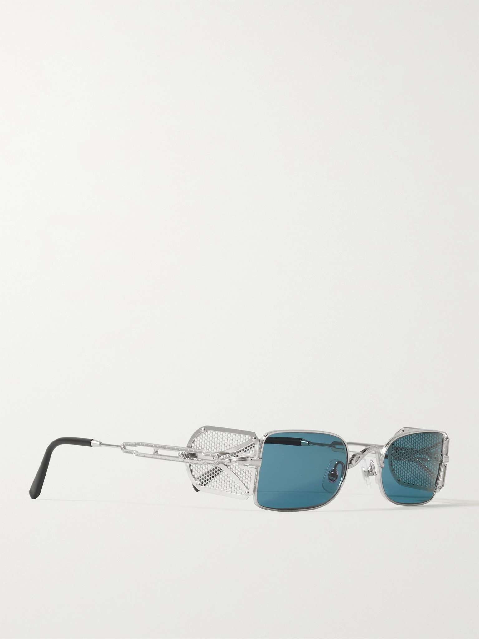 Rectangle-Frame Titanium Sunglasses - 3