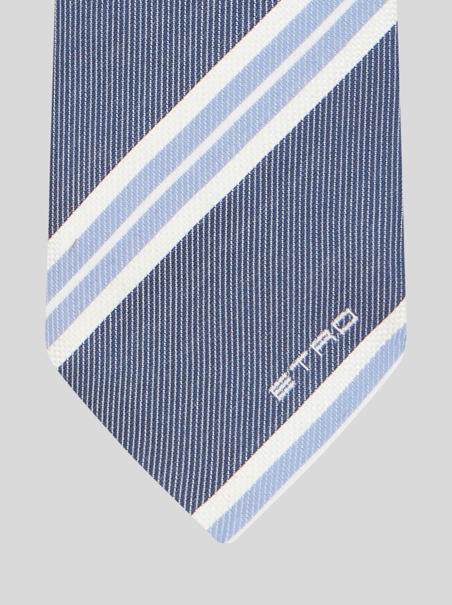 STRIPED JACQUARD TIE - 3