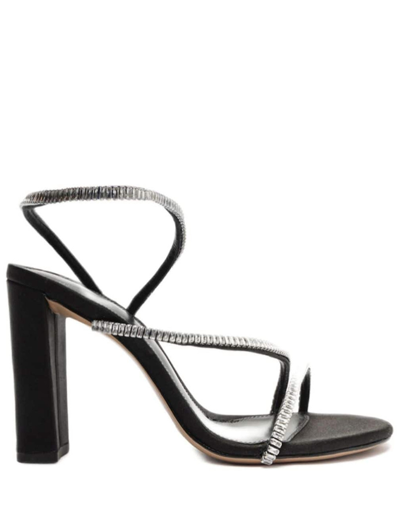 Polly Zircone 85 leather sandals 1