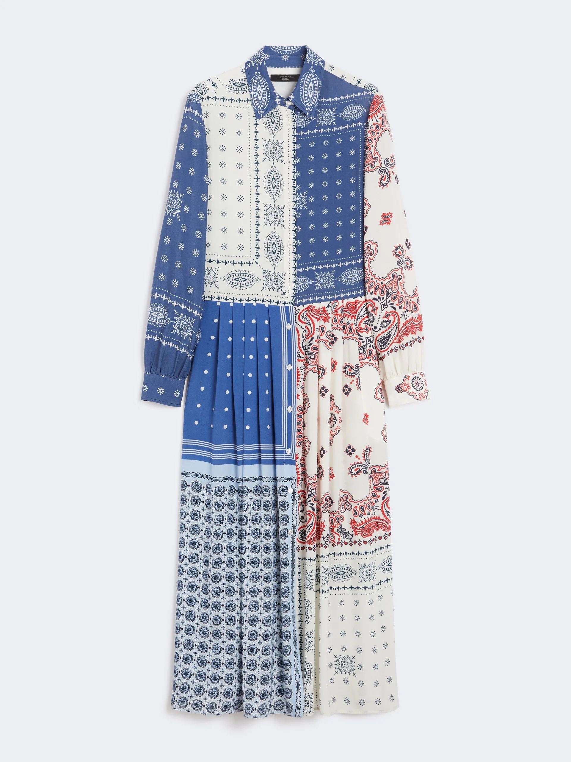 ZUAI Printed viscose shirt dress - 1