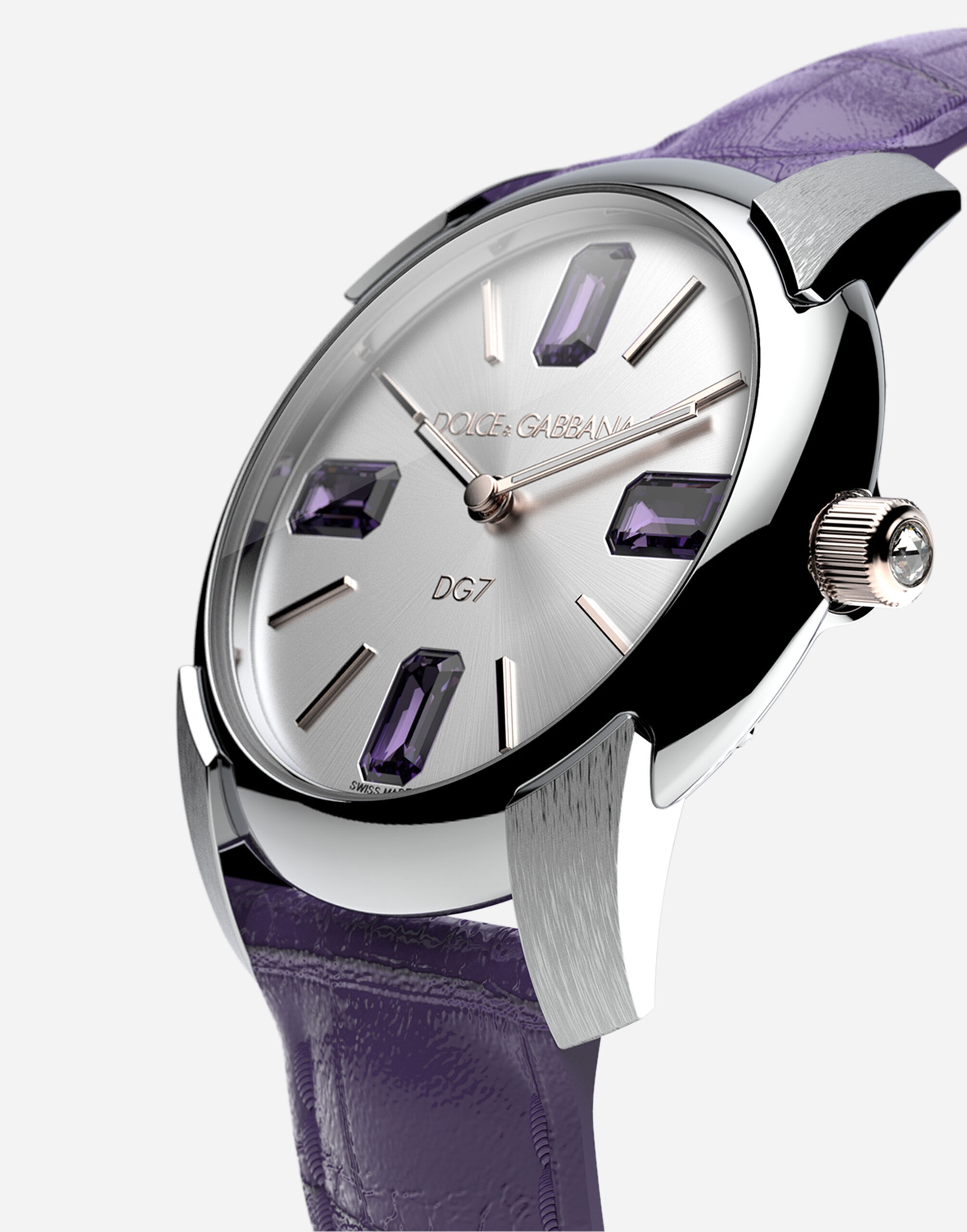 Watch with alligator strap - 3