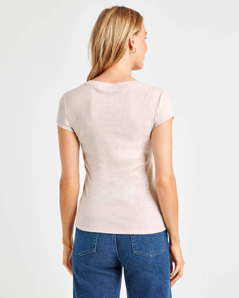 Faye V-Neck Tee 3