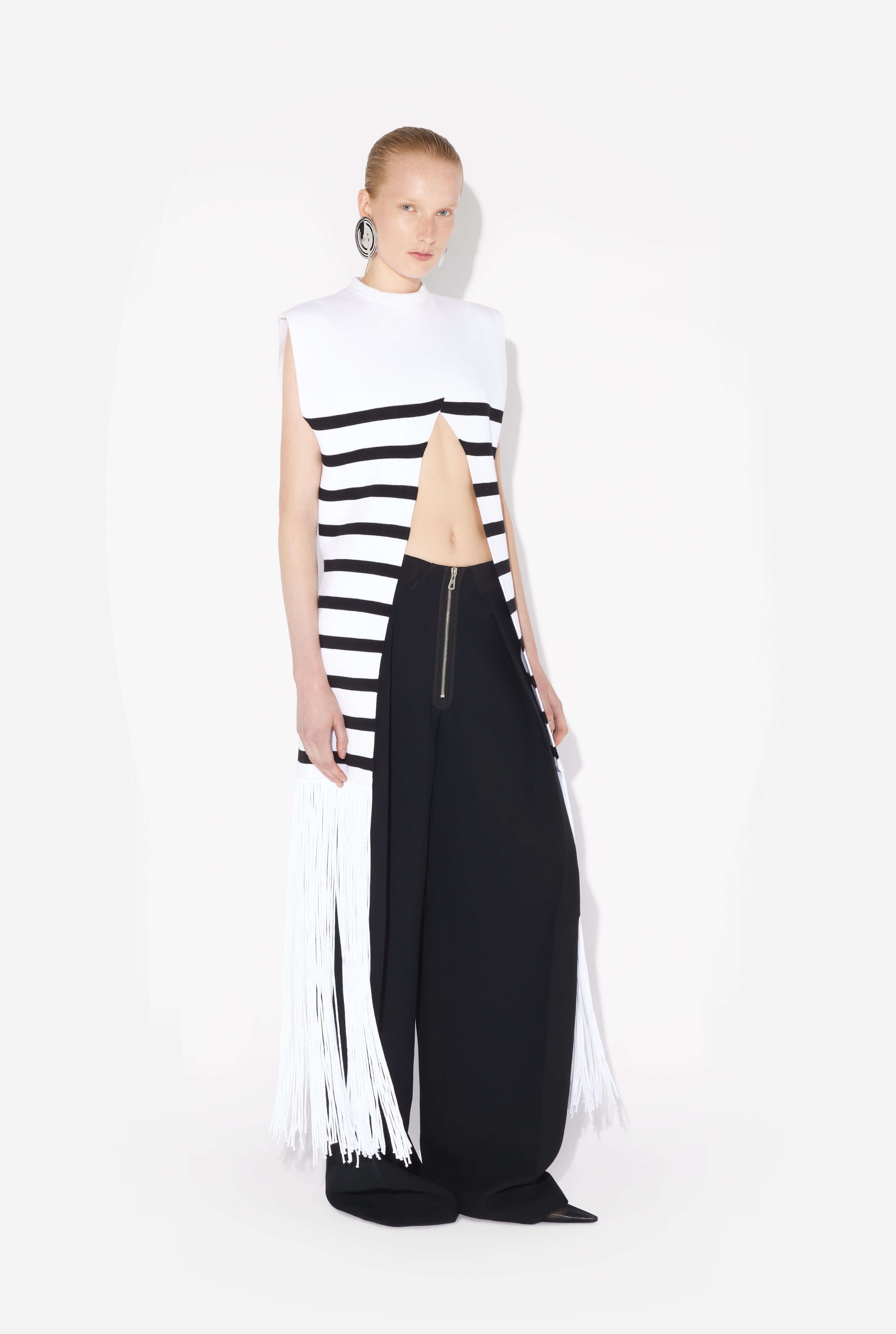 THE FRINGED MARINIÈRE TOP - 2
